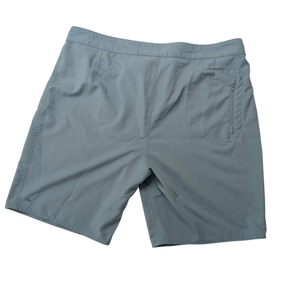 Outerknown Apex Board Shorts Men's 38‎ Blue Gray Kelly Slater Swim Trunks 8.5